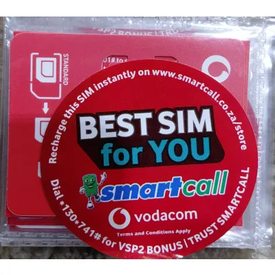 Pav Vodacom starter pack SIM only