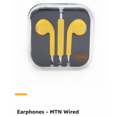 MTN wired earphones