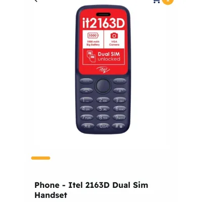 Phone Itel 2163D Dual SIM handset