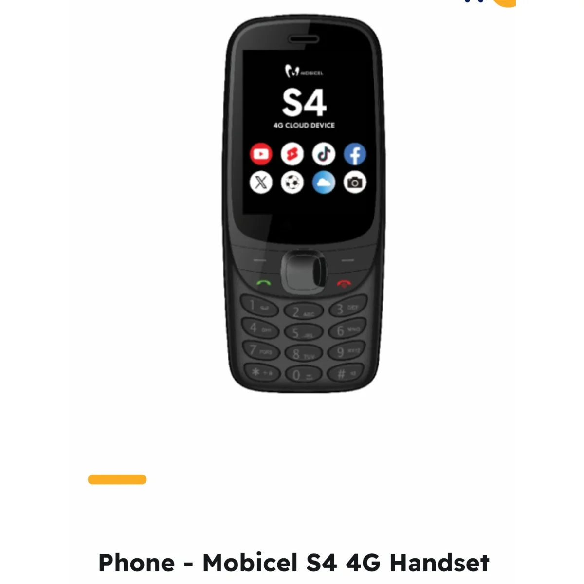 Phone Mibicel S4 4G Handset